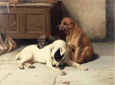 Painting Code#5435-William Trood - Waiting For Master