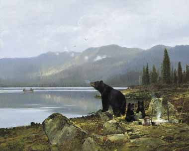 Painting Code#5441-Visitors in Camp