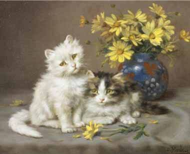 Painting Code#5535-Daniel Merlin - The Cats