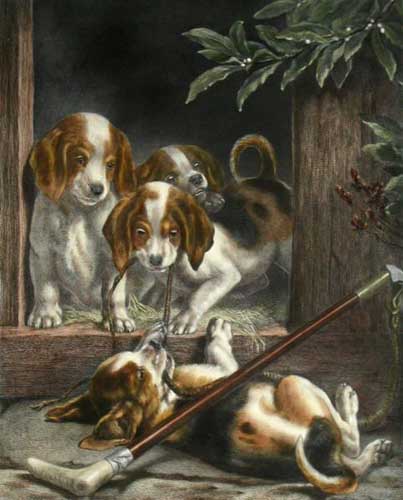 Painting Code#5583-Samuel John Carter - First Taste of the Whip