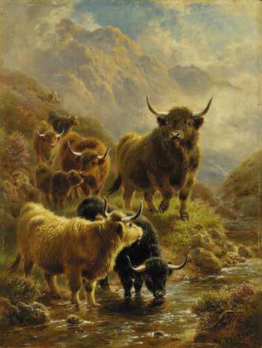 Painting Code#5610-WILLIAM PETER WATSON(UK): Glen Goil