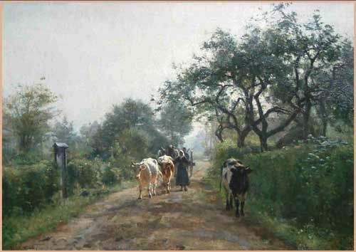 Painting Code#5665-Jules Montigny, Belgium