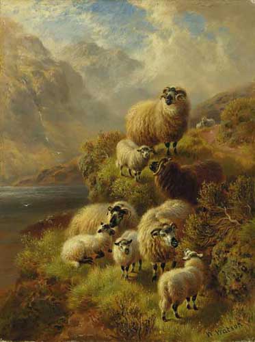 Painting Code#5669-William Peter Watson: Lock Eck