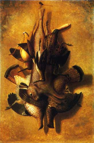 Painting Code#5729-Richard LaBarre Goodwin - Still Liife Dead Game