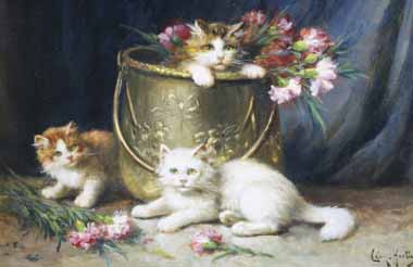 Painting Code#5747-Leon Huber - Mischief Makers