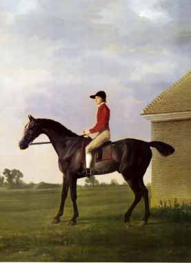 Painting Code#5753-George Stubbs - Gimcrack, with John Pratt Up, on Newmark
