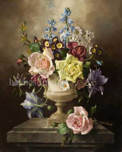 Painting Code#6106-Harold Clayton - A Summer Bouquet