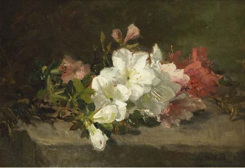 Painting Code#6133-Bakhuyzen, Geraldine Jacoba Van de Sande - Blosom