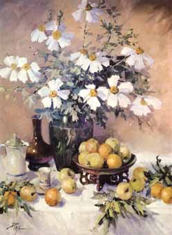 Painting Code#6179-Joyce Pike:Apples and Oranges