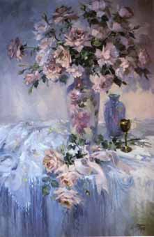 Painting Code#6182-Joyce Pike:Just Pink Roses