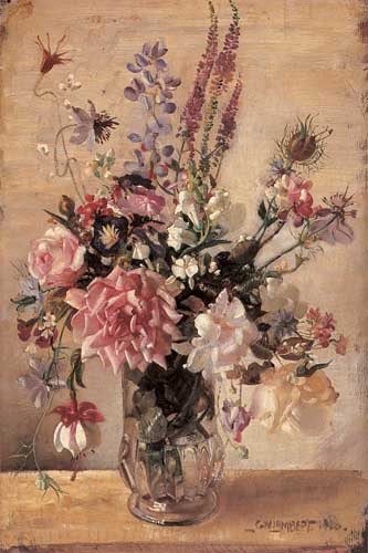 Painting Code#6301-Lambert, George(Australia): A Garden Bunch
