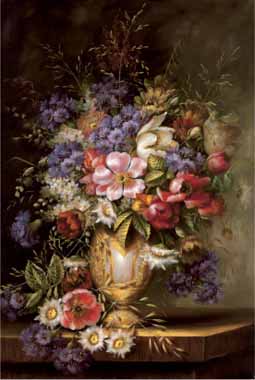 Painting Code#6363-Bowmy - Gilded Blossoms