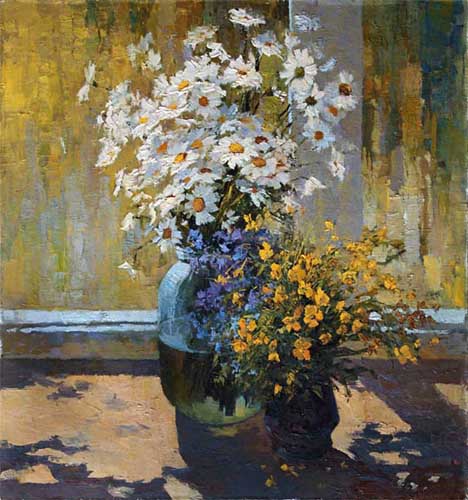 Painting Code#6425-Victor Dovbenko - Camomiles