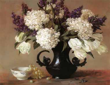 Painting Code#6507-Joe Arnett - Hydrangeas and Stock