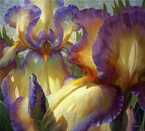 Painting Code#6542-Elizabeth Horning - Port Townsend Garden