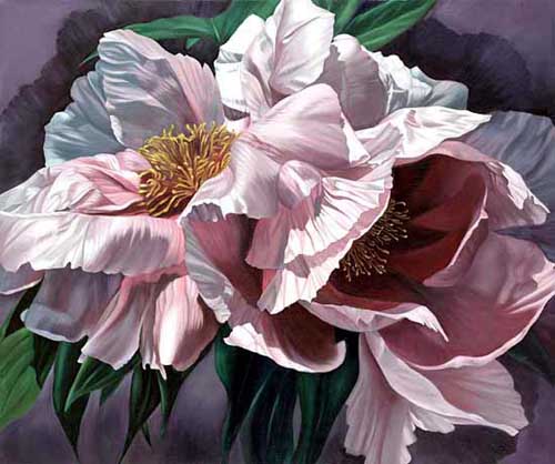 Painting Code#6569-Pink Flowers