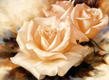 Painting Code#6625-I g o r  L e v a s h o v - Pink Roses