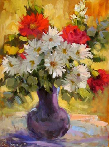 Painting Code#6666-H E D I M O R A N: Backlit Floral