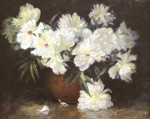 Painting Code#6694-Lena May Newcastle: Peonies