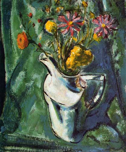 Painting Code#6710-Alfred Henry Maurer - Floral Still Life