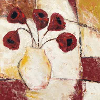 Painting Code#70098-Red Flowers