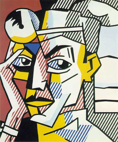 Painting Code#7025-Roy Lichtenstein: Dr. Waldmann