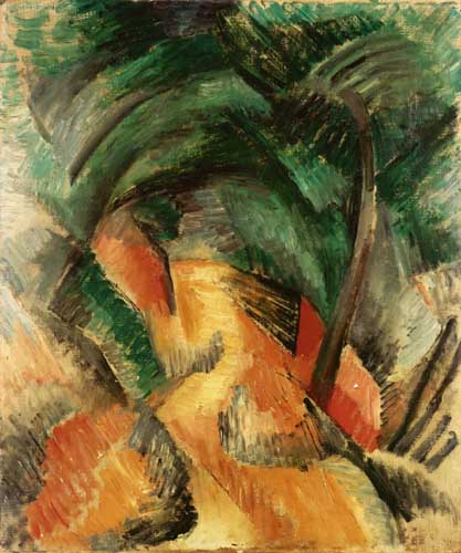 Painting Code#7034-Braque, Georges: Path a l'Estaque