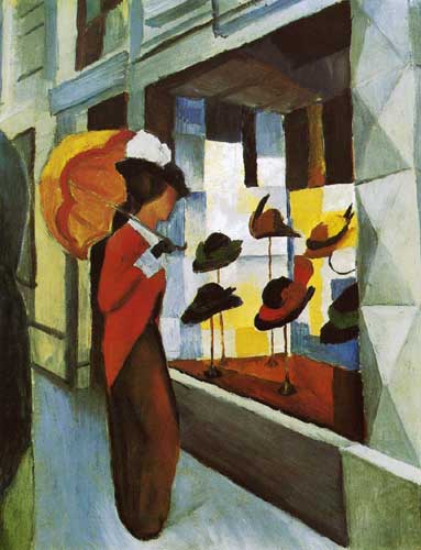 Painting Code#70348-Macke, August - Hat Shop