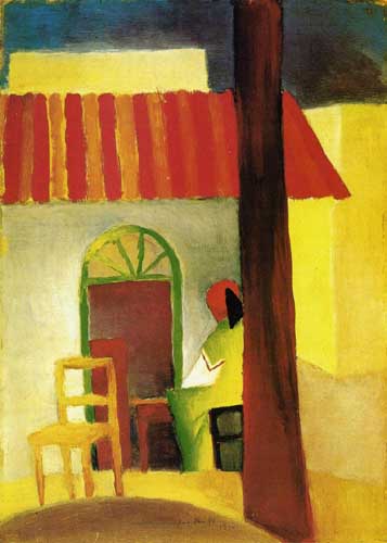 Painting Code#70357-Macke, August - Turkish Cafe I
