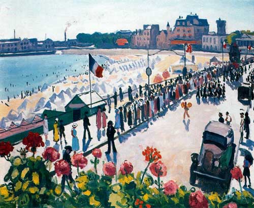 Painting Code#70437-Albert Marquet - Fiesta en Sables d O'lonne