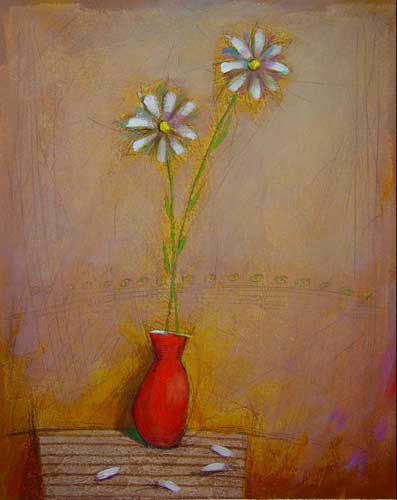 Painting Code#70452-White Flowers