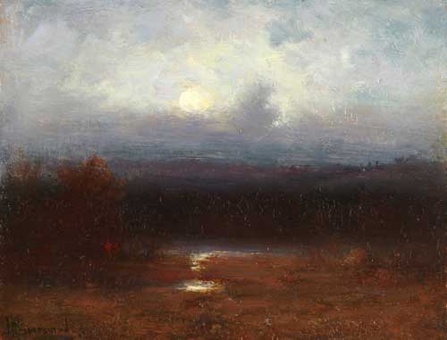 Painting Code#7059-Abstract Landscape at Dusk