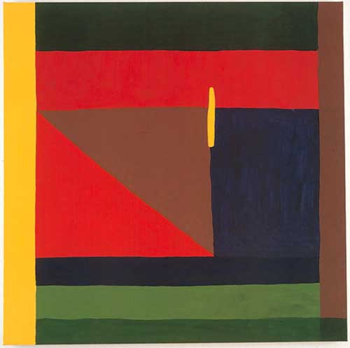 Painting Code#7061-Harriet Korman:Untitled 