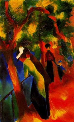 Painting Code#70633-Macke, August - Sunny Way