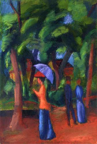 Painting Code#70639-Macke, August - Walking in the Park