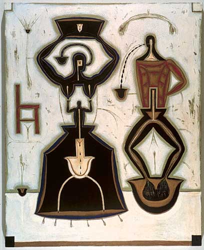 Painting Code#7064-Jaime Palacios: Untitled