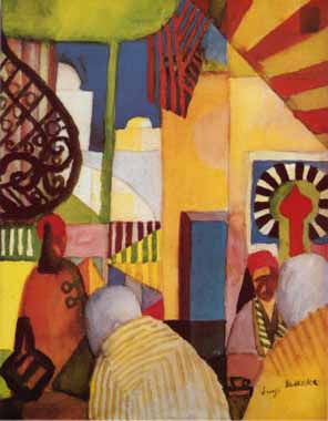 Painting Code#70645-Macke, August - Bazar