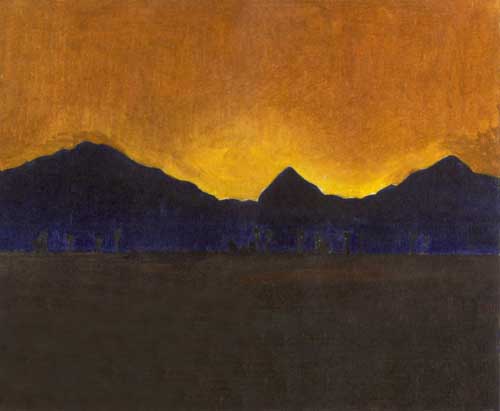 Painting Code#7069-Joseph Stella - Sunset