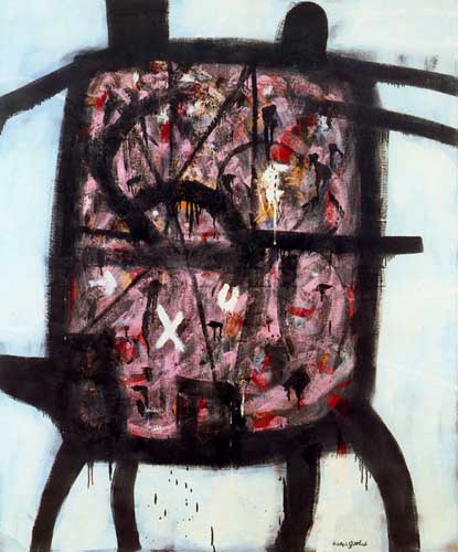 Painting Code#70872-Adolph Gottlieb - The Couple