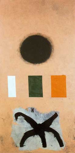 Painting Code#70873-Adolph Gottlieb - Three Elements