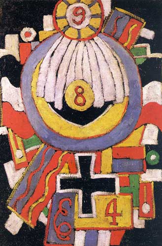 Painting Code#7096-Marsden Hartley: Portrait