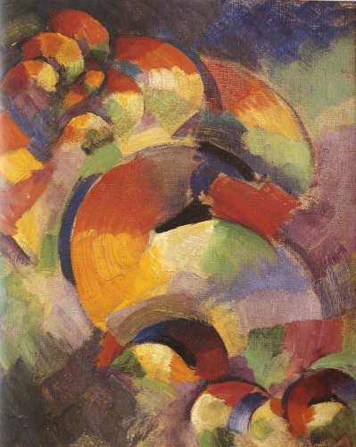 Painting Code#7107-Morgan Russell - Cosmic Synchromy