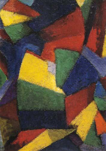 Painting Code#7109-Morgan Russell - Synchromy to Light No.2