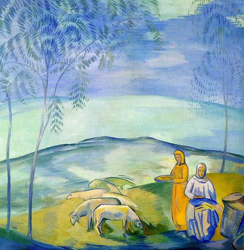 Painting Code#7131-Kuznetsov, Pavel (Russia): In the Steppe