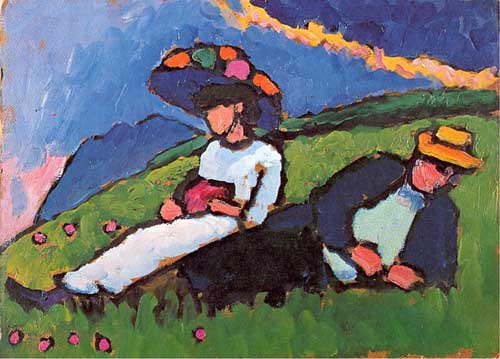 Painting Code#7165-Munter, Gabriele (Germany): Jawlensky and Werefkin