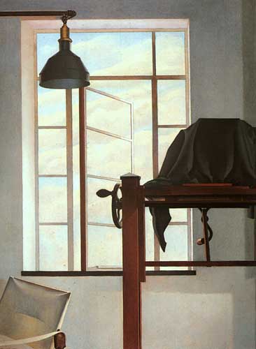 Painting Code#7170-Sheeler, Charles (USA): View of New York