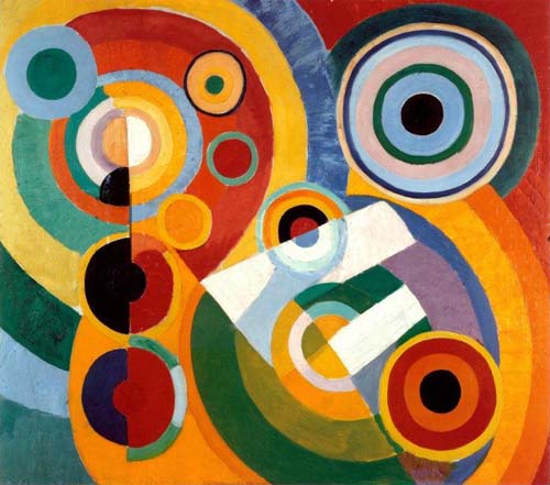Painting Code#7213-Delaunay, Robert - Rhythm, Joie de Vivre