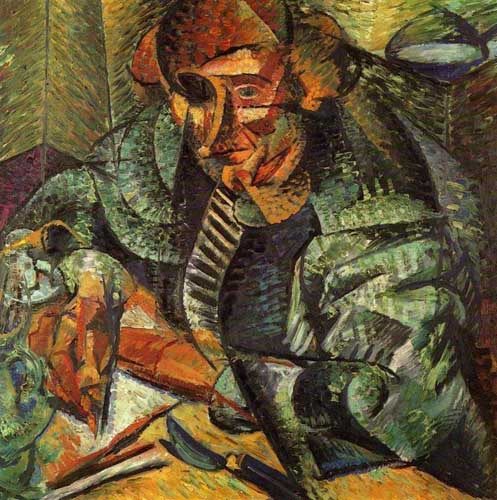 Painting Code#7236-Boccioni, Umberto - L'antigrazioso