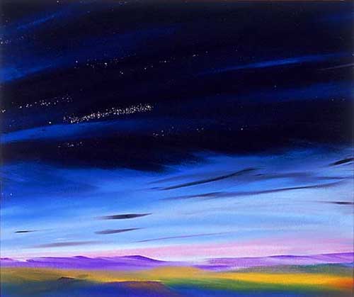 Painting Code#7301-Abstract Horizon