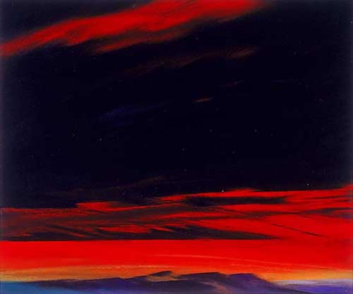 Painting Code#7302-Abstract Horizon